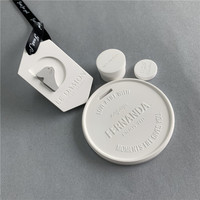 Diffuseur d'air en céramique sans parfum personnalisé avec logo, pierre aromatique, plâtre aromatique, pierre d'aromathérapie avec ruban