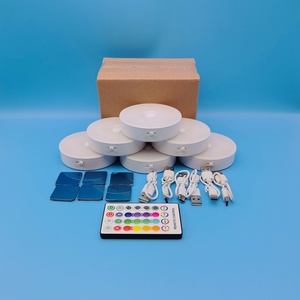 Lampe murale LED RGB 16 couleurs avec télécommande, chargement par induction, magnétique, pour armoire et chambre, ambiance lumineuse attrayante - Product Image 4