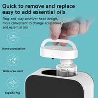 Diffuseur Professionnel Mural Sans Eau d'Huiles Essentielles, Machine de Diffusion de Parfum pour la Maison et le Bureau
