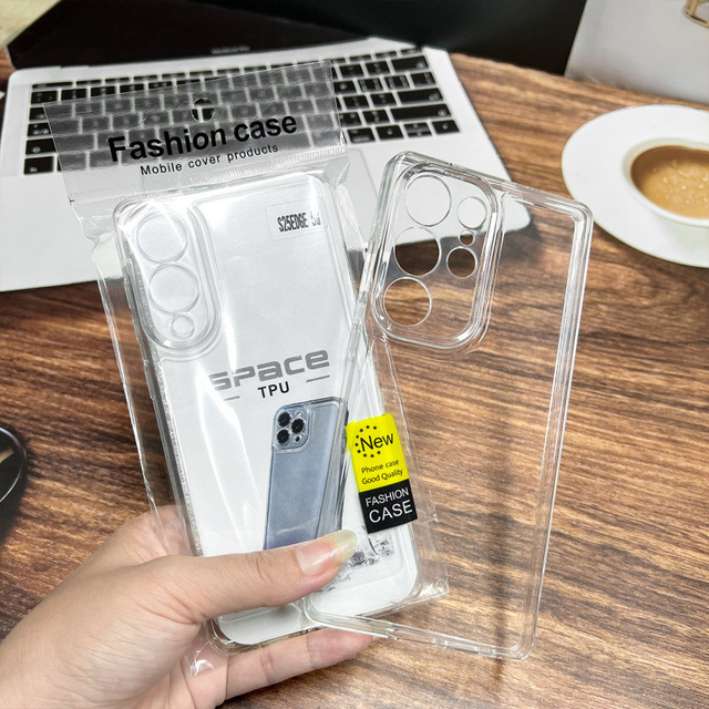 Hot Selling Fashion Transparent TPU Clear Anti-Shock Phone case for Samsung S26 ULTRA S24 FE S25 PLUS S23 S22 Protective Cover