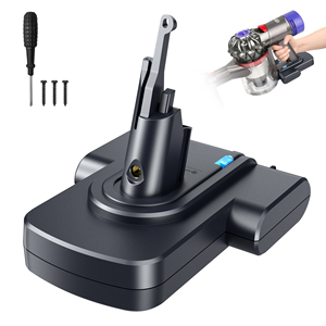 Batteries de remplacement pour aspirateur à main 21,6 V 2000 mAh pour <span class=keywords><strong>Dyson</strong></span> V6 V7 <span class=keywords><strong>V8</strong></span> Absolute Trigger <span class=keywords><strong>Animal</strong></span> Series - Product Image 1