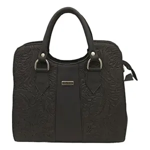 Bolso Tote de Cuero Vacuno Fana Thaliss Color Chocolate, Gran Capacidad, Cierre de Solapa, Correa para el Hombro, Bolso de Mujer - Product Image 3