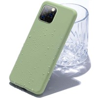 Coque en silicone noir à l'huile en caoutchouc souple de couleur unie pour iPhone 16 15 Plus housse de téléphone portable antichoc