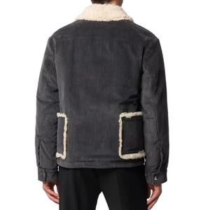 Chaqueta Bomber Personalizada para Hombre, Estilo Otoñal, Tejido de Forro Polar, Cierre con Cremallera y Cordón Ajustable, Decoración con Letras, Ecológica - Product Image 3