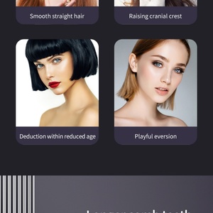 160°/180°/200° Wireless Electric Hair Straightener <b>Comb</b> Brush Travel Home Portable Hair Straightener Brush Type-C Rechargeable - Product Image 4