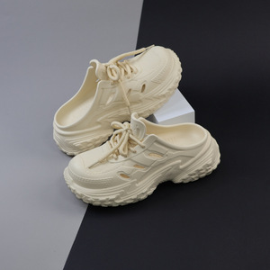 Baskets Chunky Blanches Homme Femme, Chaussures Aquatiques EVA Antidérapantes pour Randonnée en Extérieur et Plage, Talon de 2-3cm, Hy-2503 - Product Image 2