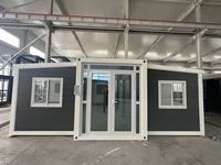 Maison modulaire moderne extensible en conteneur pour une vie de villa
