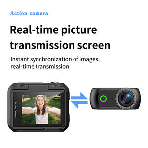 Cámara de Acción CMOS 1080P con Lente Magnética Separable, Pantalla Abatible de 2.0'', Estabilización Electrónica, Zoom Digital 8X, Vlog Portátil - Product Image 5