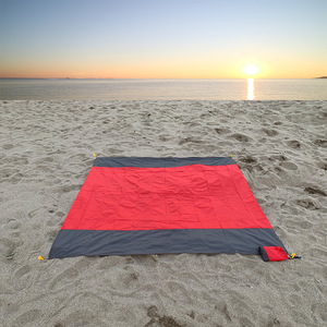 Outdoor Camping Picnic Mat, Waterproof Windproof Sand-proof Mat Portable Pocket <b>Blanket</b> Foldable Custom <b>Beach</b> Mat/ - Product Image 4