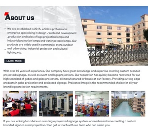 Quảng cáo Gobo chiếu ánh sáng giá thấp biểu tượng tùy chỉnh phổ biến nóng bán Chất lượng cao giá rẻ HD Logo chiếu - Product Image 6