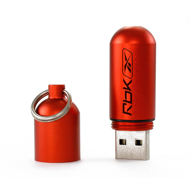 2019 Promotional Metal Pill Shape USB PEN Drive 2GB 4GB With  free key chain usb flash drive