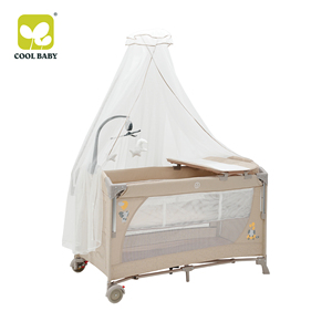 KDD12 Cool Baby Modernos Corralitos para Bebés al por Mayor con <span class=keywords><strong>Cambiador</strong></span> de Pañales para Uso en el Hogar y Hoteles - Product Image 1