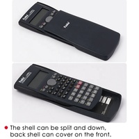 Calculatrice scientifique électronique FX-82MS à 240 fonctions avec affichage à 2 lignes et 10+2 chiffres