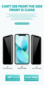 Tuoli biểu tượng tùy chỉnh không thể phá vỡ không thấm nước chống gián điệp điện thoại di động bảo vệ màn hình HD sự riêng tư 9H UV Hydrogel phim - Product Image 6