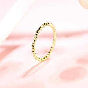 Anillo Sencillo de Plata de Ley 925, Joyería Clásica, Regalo de Boda para Mujer, Anillo de Boda Elegante de Plata de Ley 925 - Product Image 5