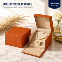 Boîte-cadeau de luxe en carton recyclable et écologique pour montres et bijoux, avec coussin intérieur personnalisé et impression quadricolore