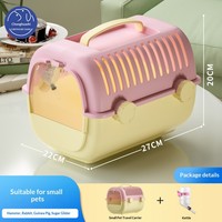 Cage pour hamster, maison pour hamster, maison pour animaux de compagnie, cage pour petits animaux, cage facile à assembler, cage en acrylique pour cochon d'Inde