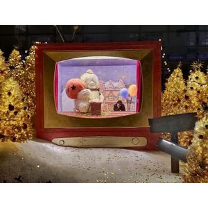 Grande sculpture de <span class=keywords><strong>grippe</strong></span> de cheveux en fibre de verre personnalisée avec différentes poses thème mignon et produit d'artisanat en verre de finition de surface - Product Image 1