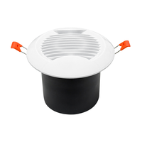 Nouvelle grille d'aération ronde en ABS à clipser, sortie d'air frais et grille d'évacuation pour la ventilation des conduits de climatisation centrale