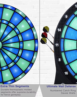 Win.max Professionelles Plastik-Sicherheits-LED-Display Smart Arcade Dart-Spiel mit 50 zusätzlichen Spitzen