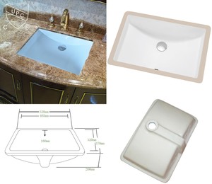 Chine <span class=keywords><strong>pas</strong></span> <span class=keywords><strong>cher</strong></span> prix salle de bain européen <span class=keywords><strong>sous</strong></span> bassin armoire rectangulaire en céramique <span class=keywords><strong>sous</strong></span> lavabo évier - Product Image 3