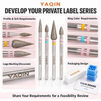 Forets à ongles en diamant en gros, outils de manucure professionnels, emballage personnalisé OEM ODM pour les distributeurs et les académies de manucure