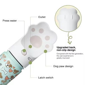 Portable Latex Travel <b>Dog</b> Water <b>Bottle</b> Automatic & Leak-Proof Waterproof for Cats and Outdoor Animals Use - Product Image 3