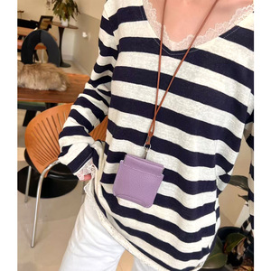Sac Mini Tendance 2026 de Haute Qualité, Portefeuille en Cuir Couleur Bonbon, <span class=keywords><strong>Porte</strong></span>-Monnaie <span class=keywords><strong>Personnalisé</strong></span> à Porter au <span class=keywords><strong>Cou</strong></span>, <span class=keywords><strong>Porte</strong></span>-Clés - Product Image 4