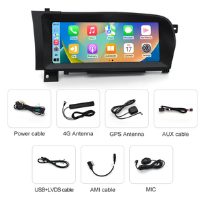 Reproductor multimedia para coche CNSTWE Qualcomm 665 de 12.3 pulgadas con Android 14, GPS, DSP, compatible con Mercedes-Benz Clase S W221, con CarPlay y Android. - Product Image 6