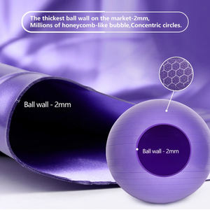 Silla de entrenamiento con núcleo estabilizador para niños, 55CM, PVC, PE Fit, <span class=keywords><strong>pelota</strong></span> de ejercicio, Yoga, <span class=keywords><strong>asiento</strong></span> de bola - Product Image 4