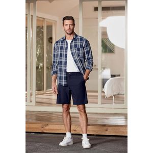 FOXA Short chino pour homme, 9 pouces, extensible, anti-humidité, short de golf avec poche zippée - Product Image 5