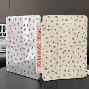Funda Protectora para iPad Pro de 11 Pulgadas, Diseño Floral Completo, Plegable en Y, Antigolpes, Suave, con Ranura para Lápiz, Estilo Moderno - Product Image 6