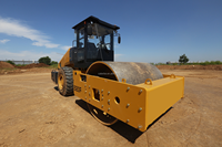 Compacteur vibrant à tambour unique de 20 tonnes 520F avec pied de mouton pour asphalte