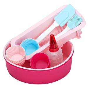 Silicone Cake Mold Set 11 Pieces Reusable Baking Tools For Children And Chocolate Molds - Product Image 5
