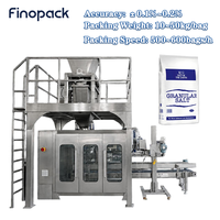 Machine d'emballage industrielle en acier inoxydable pour sel et sable, capacité de pesage 25kg, 30kg, 50kg, pour ensachage et remplissage