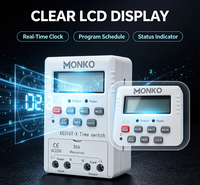 Saklar Timer Digital MONKO 30A 220V Saklar Kontrol Waktu Model KG316T-X