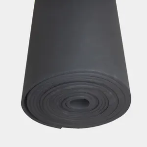 EPDM black closed cell foam rubber sheets with thermal insulation, low water absorption, cushion, temperature resistance