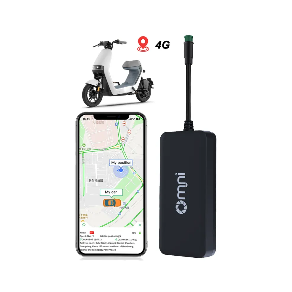Omni-navegador GPS inteligente para motocicleta, dispositivo de seguimiento personalizado para vehículo en coche nuevo