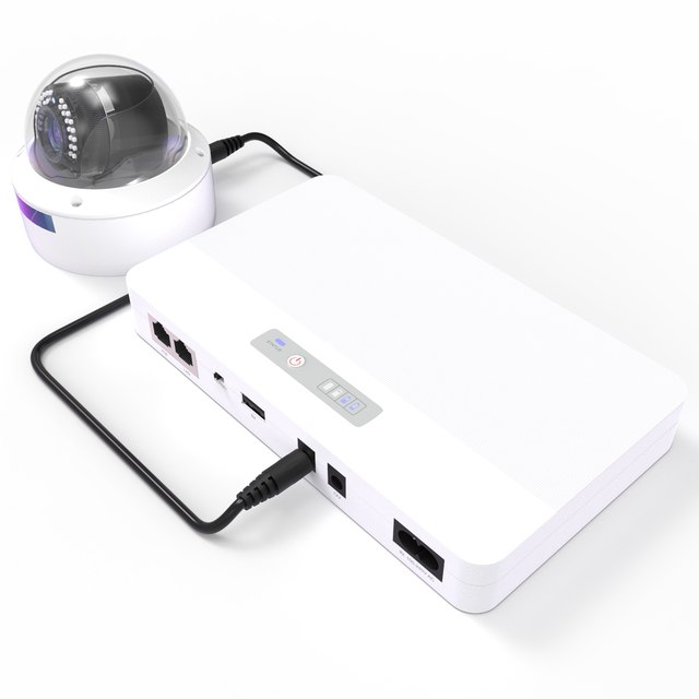 WGP POE Multi-output Mini Ups for Wifi Router 5V 9V 12V 24V 48V UPS Big Capacity for Cctv Camera