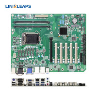 Motherboard Industri ATX yang Tangguh dengan Chipset H110 Mendukung CPU Intel Core I9 I7 I5 Generasi ke-6 hingga ke-9, 2 DDR4, 2 PCIe 5, PCI 6, COM