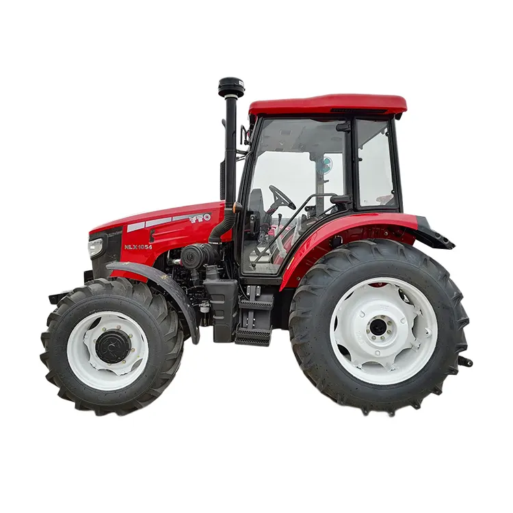 YTO ELX1054 105hp multifonctionnel 4WD tracteur agricole cabine Diesel boîte de MTZ-80 nouveau 440 MM prix compétitifs de tracteur agricole