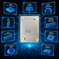 Processeur Xeon Gold 6136 12 cœurs 24 threads 3,0 GHz 3,7 GHz Turbo LGA3647 DDR4-2666 Testé pour la virtualisation