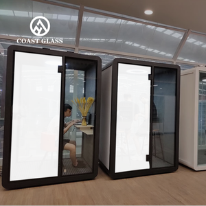 <span class=keywords><strong>Film</strong></span> PDLC électrique <span class=keywords><strong>Film</strong></span> intelligent commutable pour fenêtre de porte en verre pour cabine silencieuse mobile - Product Image 1