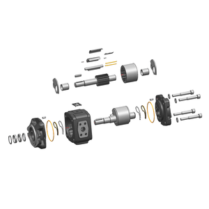 Bomba de engranajes de aceite interna Inox <span class=keywords><strong>Bucher</strong></span> QX32 Serie IGP IGP1 Bomba de engranajes hidráulica - Product Image 5