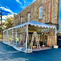 Carpa Gazebo Modular de Aluminio Clásica de 10x30 pies, para las Cuatro Estaciones, con Techo Resistente, Ideal para Bodas, Fiestas y Eventos