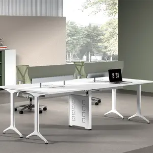 Moderne Büro Schreibtisch Stahl Basis Möbel Meeting Workstation Tischbeine Metall beine Büro Tischbein