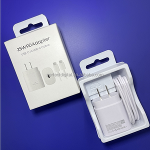 Adaptateur secteur USB-C EP-TA800 25 W avec câble USB-C vers USB-C 3 A, ensemble complet, adaptateur de voyage USB-C pour <span class=keywords><strong>Samsung</strong></span>, <span class=keywords><strong>chargeur</strong></span> mural - Product Image 3