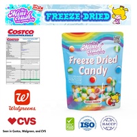 Bonbons croustillants en gros, snacks sucrés lyophilisés, bonbons gélifiés lyophilisés personnalisés