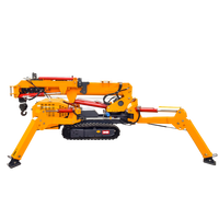 Grue araignée tout-terrain extérieure de 8 à 24 m avec flèche de levage de 3T – Prix compétitif