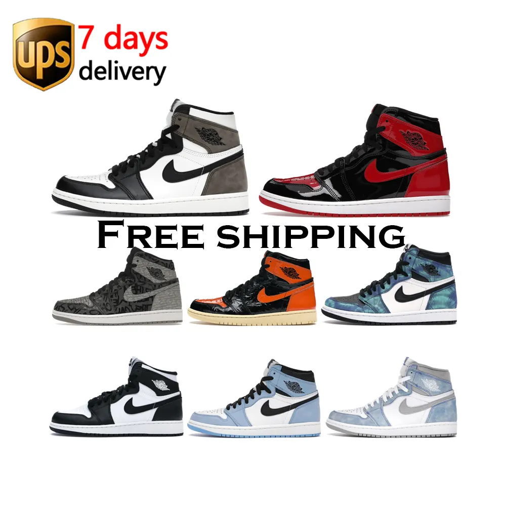 wholesale zapatillas tenis keychain black cat nike air jordan 1 high retro men shoes